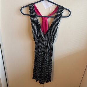 Rue 21 Open Back Striped Juniors Size Small Dress